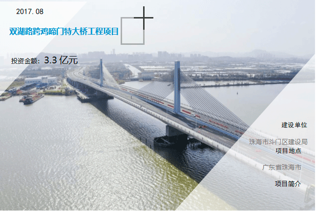双湖路跨鸡啼门特大桥工程项目